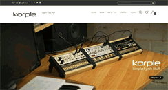 Desktop Screenshot of korple.com