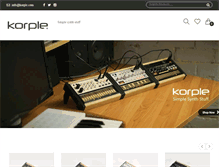 Tablet Screenshot of korple.com